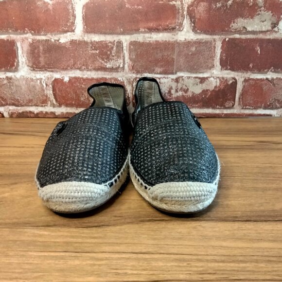 Michael Kors Loafers Womens Size 7 Black MK Slip on Flats - Picture 6 of 7